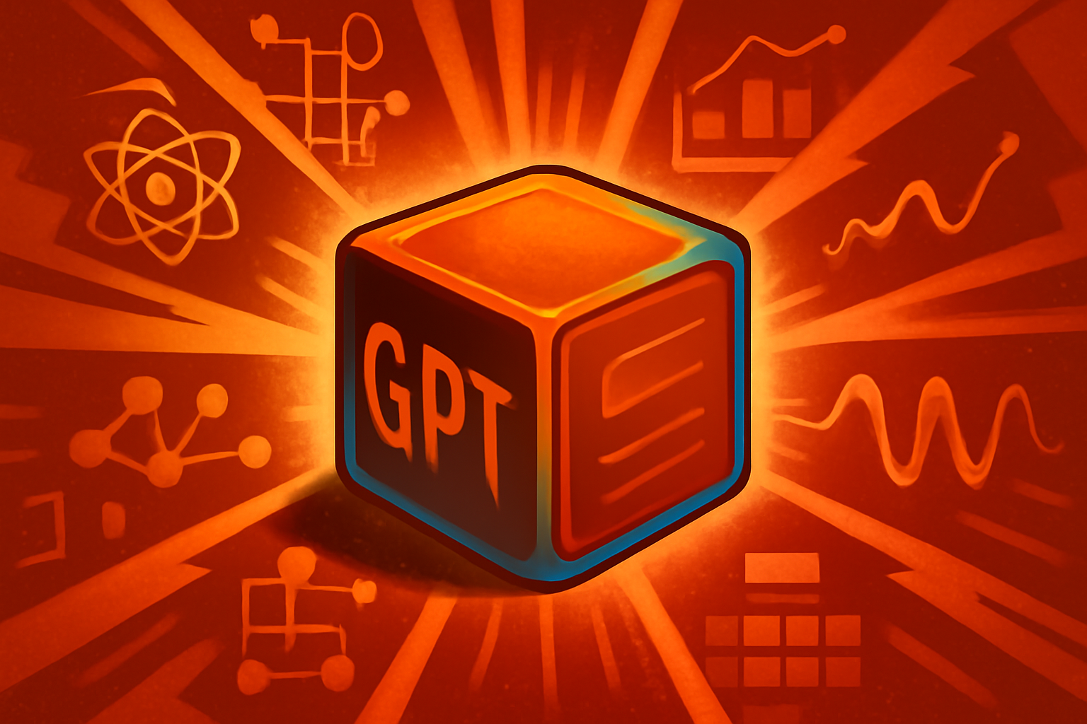 A modern digital interface showing code and data visualizations, representing the launch of OpenAI's GPT-5.5 model.