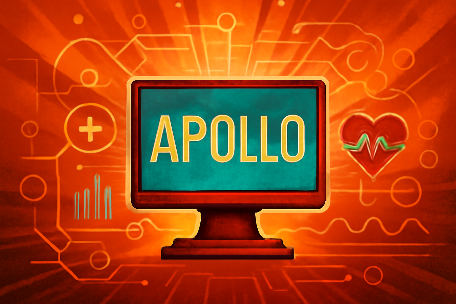 A digital silhouette of a human figure surrounded by glowing blue medical data points and interconnected nodes, representing AI disease forecasting.