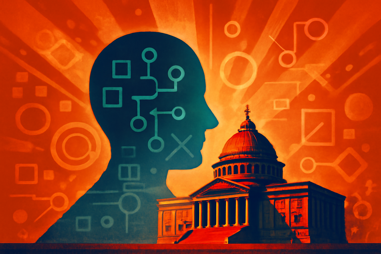 Senator Bernie Sanders addresses technology experts during an AI safety discussion at the U.S. Capitol.