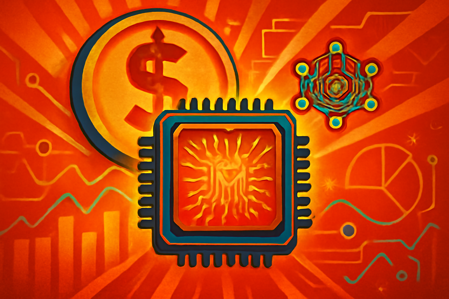 A modern data center with glowing blue server racks and organized cabling, symbolizing global AI cloud infrastructure.