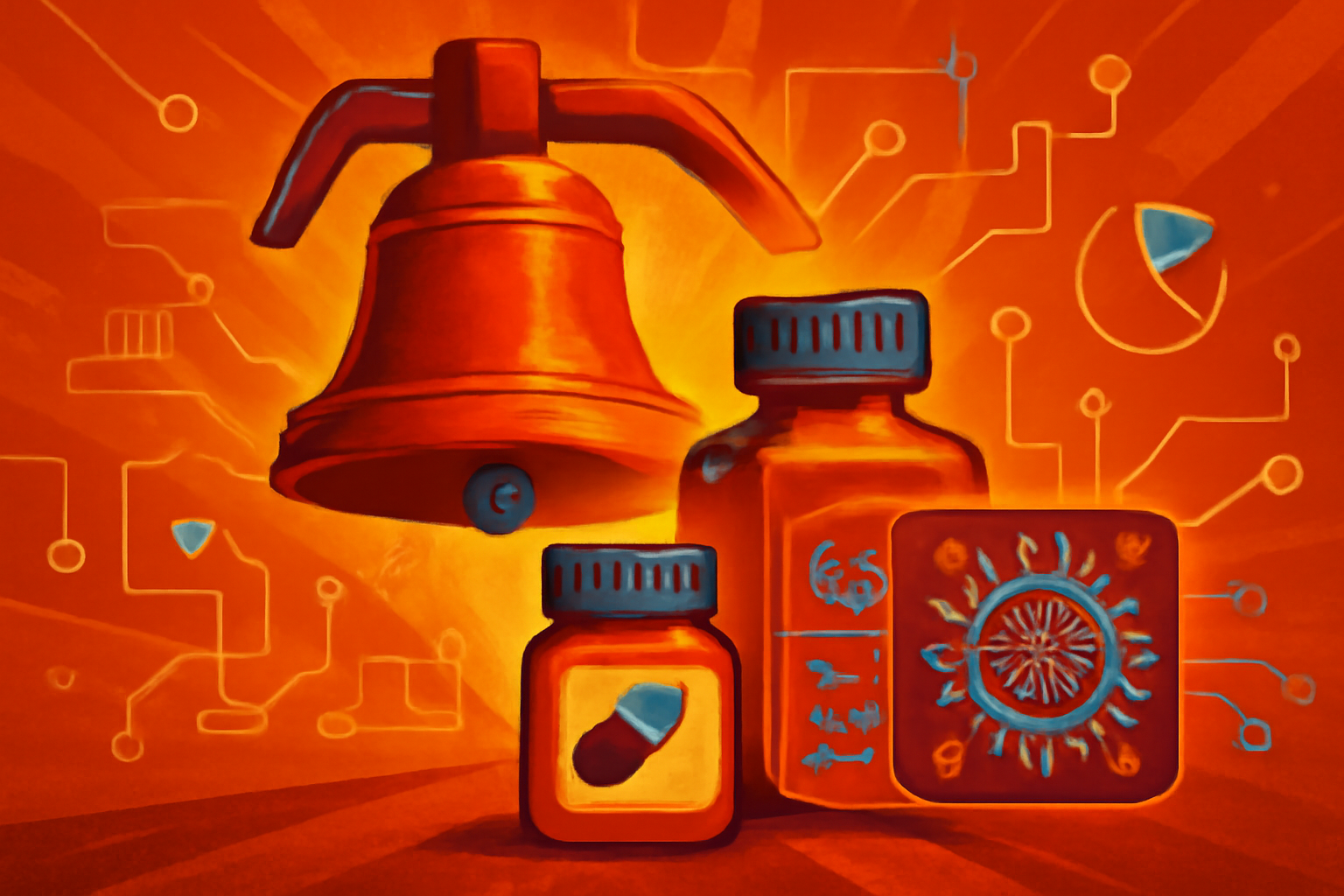 The Nasdaq MarketSite electronic billboard in New York City displays the Generate:Biomedicines logo following its initial public offering.