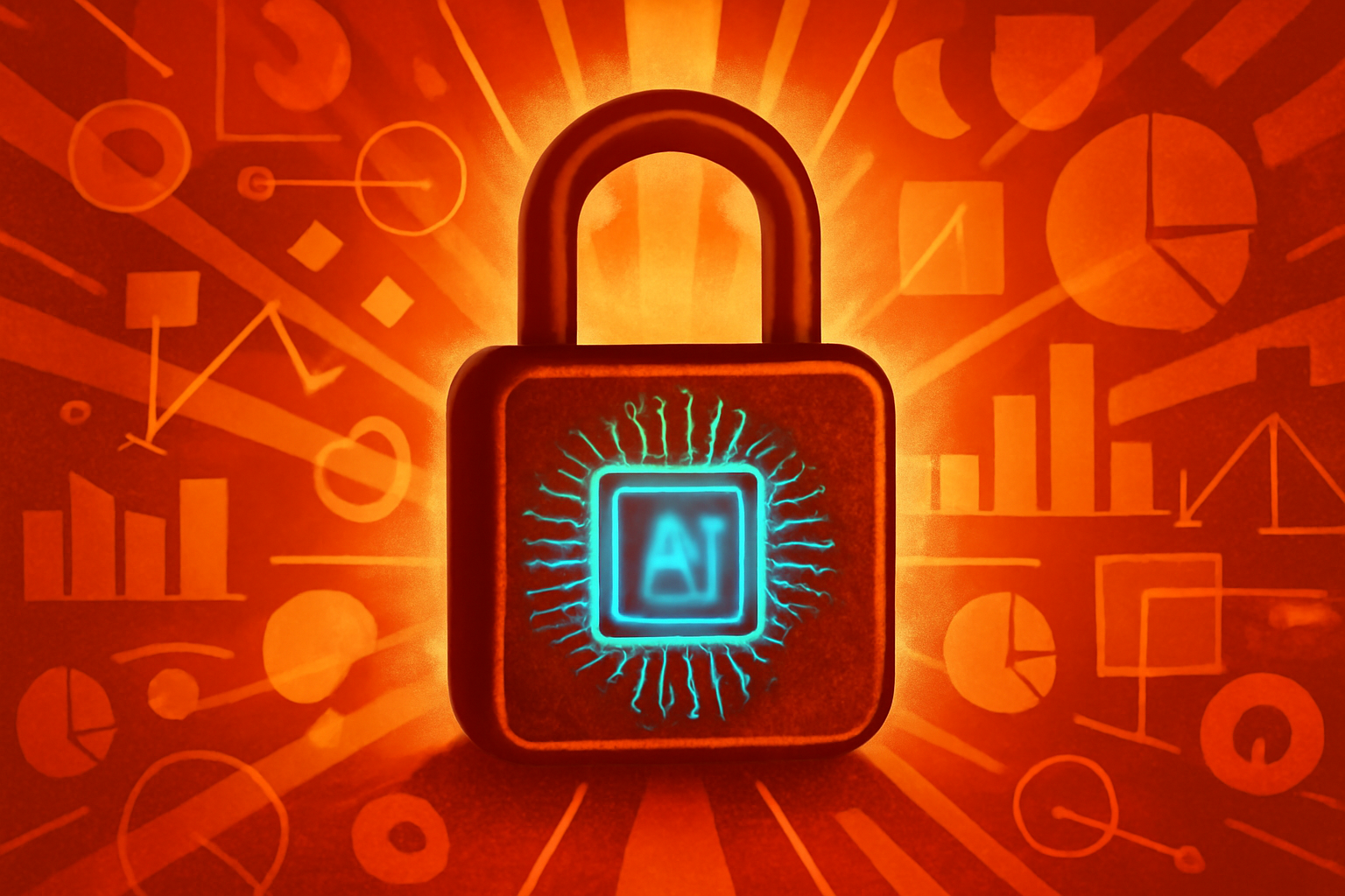 A professional photograph of the Pentagon building with stylized digital data overlays representing artificial intelligence technology.