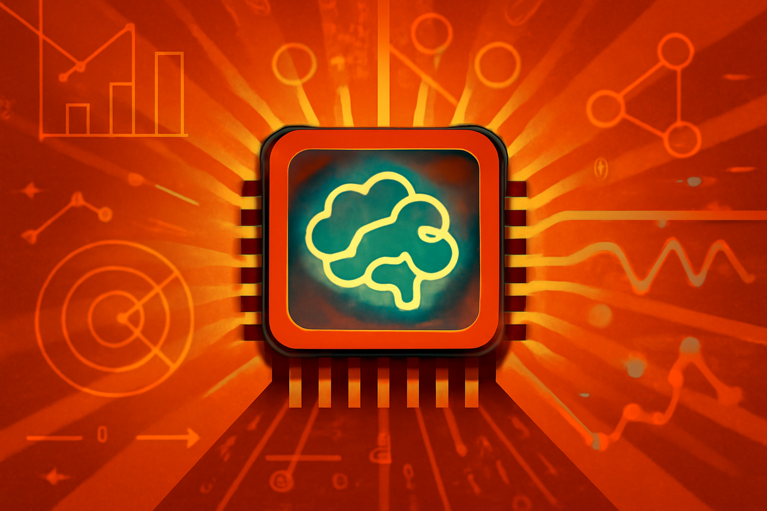 A digital illustration of a neural network with glowing blue nodes and connecting lines, representing the internal reasoning process of an artificial intelligence model.