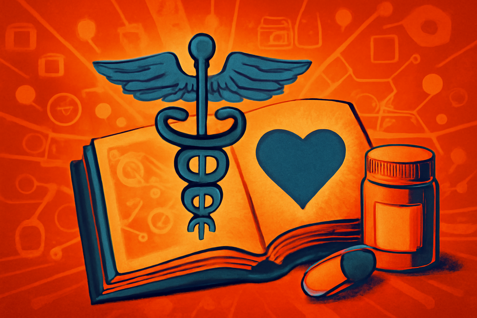 A medical professional shows a patient a digital education tool on a tablet screen in a bright clinic setting.