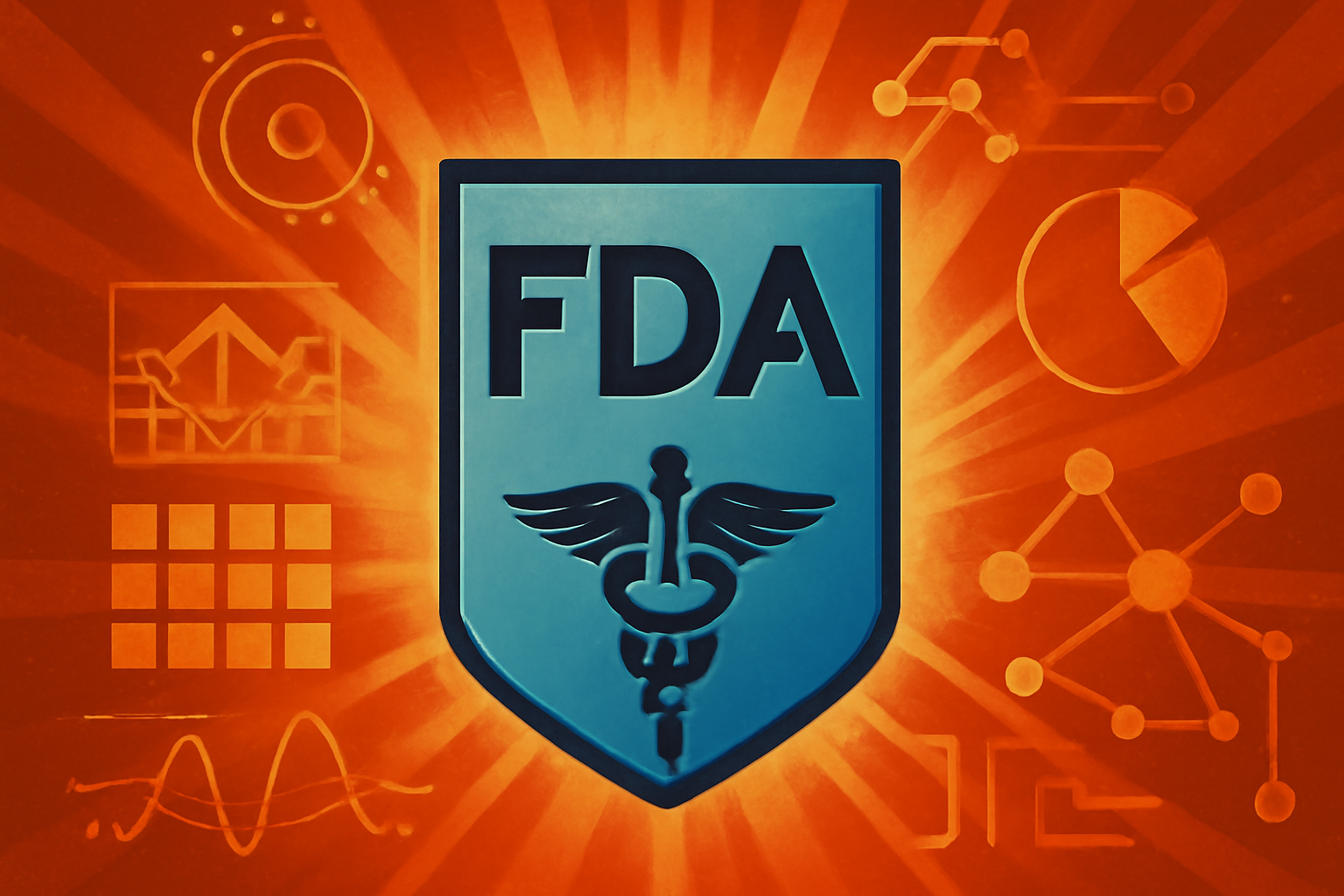 A scientist in a white coat examines a genetic sequence visualization on a digital display in a modern laboratory setting.