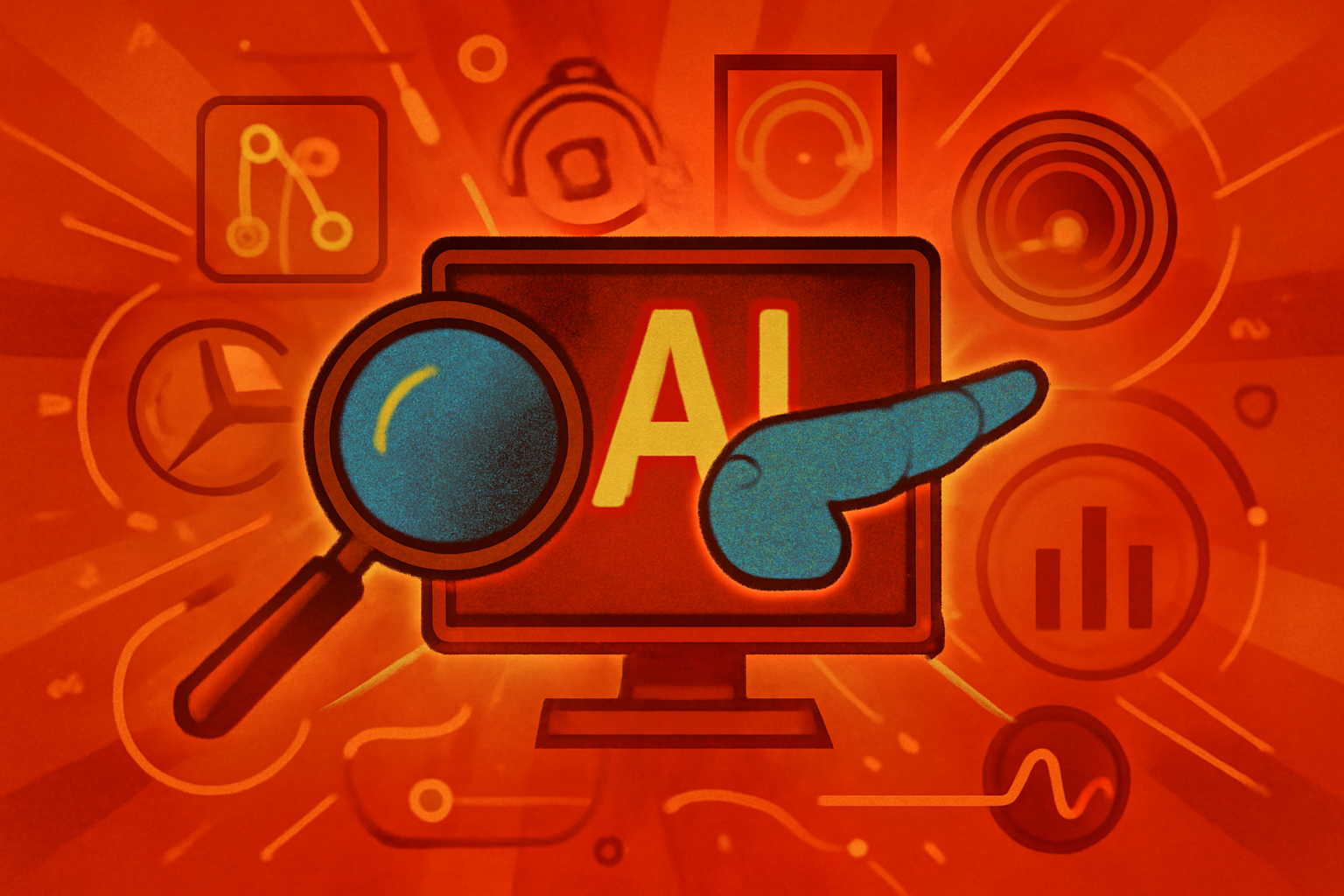 A healthcare professional reviews a digital dashboard with medical scans and data, representing the use of AI in diagnosing pancreatic cancer.
