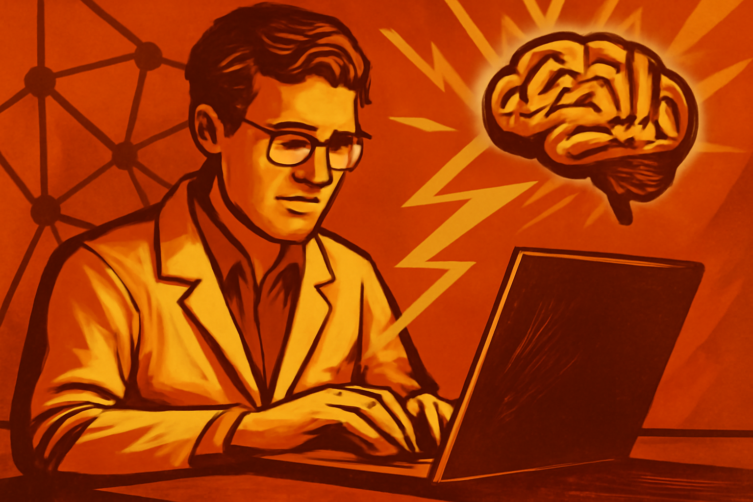 A scientific illustration showing a 3D visualization of a neural network where specific data points and vector lines are highlighted and manipulated, representing the control of internal AI concepts.